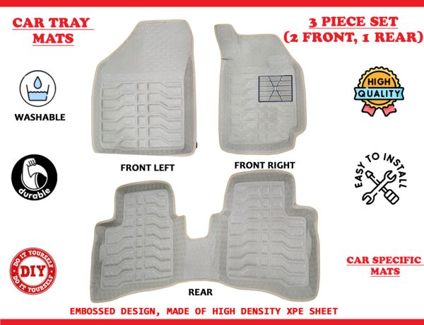 Car Tray Mats 4d for Vento (Beigh)
