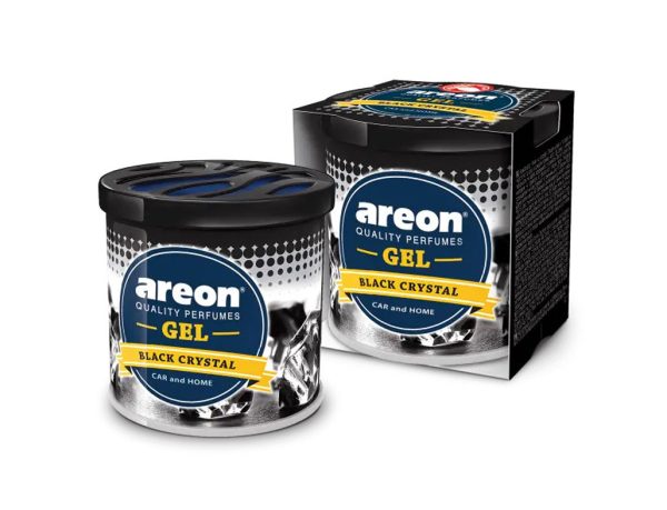 Areon Black Crystal Gel Air Freshener for Car (80 g)