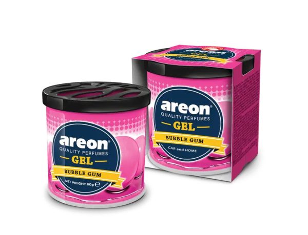 Areon Bubble Gum Gel Air Freshener for Car (80 g)